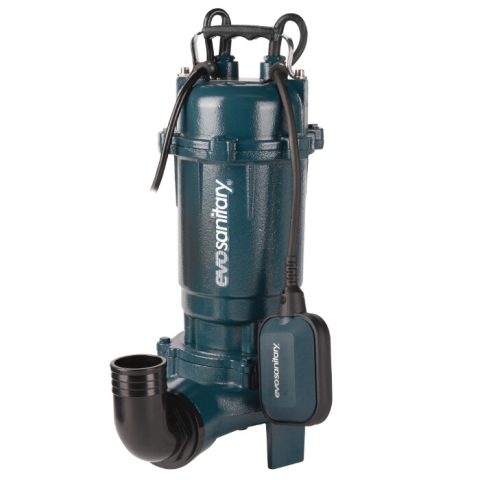 Pompe submersibile apa murdara - Pompa Submersibila cu Tocator WQD10-10-0.75DF Evosanitary