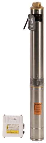 Pompe submersibile apa curata - Pompa Submersibila Inox 1100W Centrifugala 14 Turbine Panou de Comanda Rezistenta Sporita la Nisip Evosanitary Plus