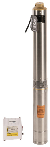 Pompe submersibile apa curata - Pompa Submersibila Inox 750W Centrifugala 12 Turbine Panou de Comanda Rezistenta Sporita la Nisip Evosanitary Plus