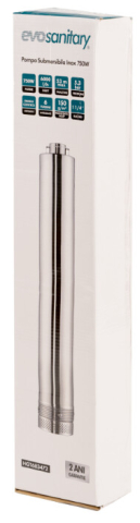 Pompa Submersibila Inox 750W Centrifugala 6 Turbine Absorbtie in Partea Inferioara si Panou de Comanda Evosanitary [1]