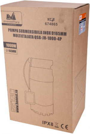 Pompa Submersibila Inox Multietajata QSB-JH-1000-4P-EPTO - Putere 1000 W [1]