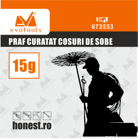 Accesorii sobe si burlane - Praf de Curatat Cosuri de Sobe - Masa 15 g Tip Cosar
