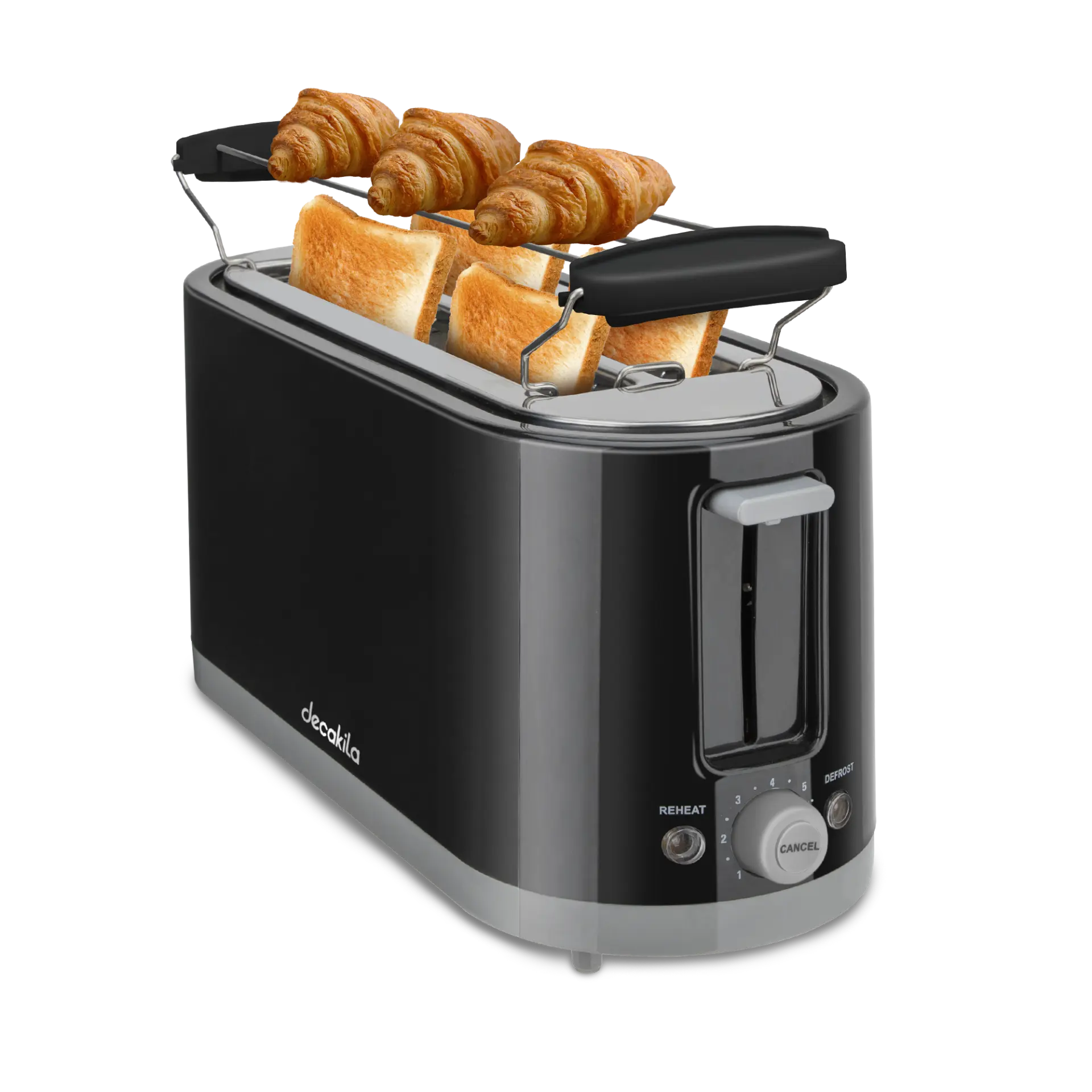 Electrocasnice - Prajitor de Paine 1400W 4 felii cu Functie pentru Croissant