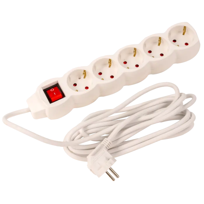 Electrice - Prelungitor Electric 5P cu Intrerupator Evotools