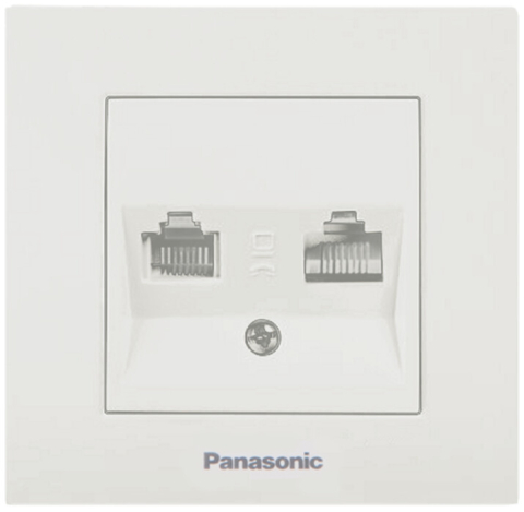 Electrice - Priza ST Telefon-Calculator RJ11-RJ45 Panasonic