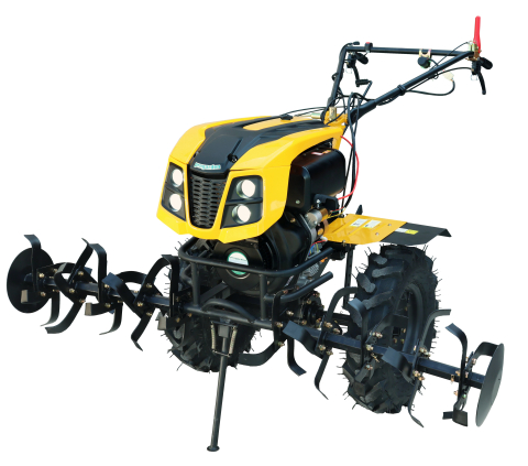 Motocultoare - ProGARDEN Campo 1273 Alpine, motocultor 12CP, 2+1 trepte, 2+2+1 freze, roti 6.00-12, diesel, EU V, pornire electrica, 2 prize putere