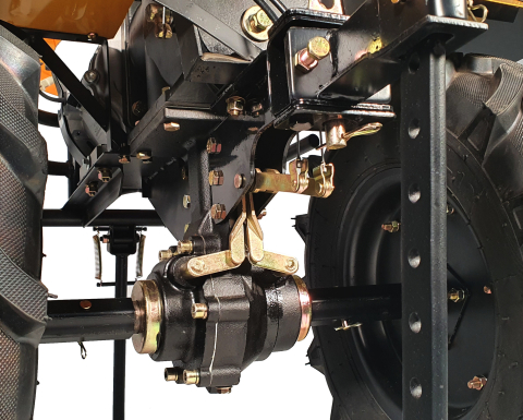 ProGARDEN Campo 1844, motocultor 18CP, 3+1 trepte, 2+2+1 freze, diferential, roti 6.00-12, benzina, EU V [2]