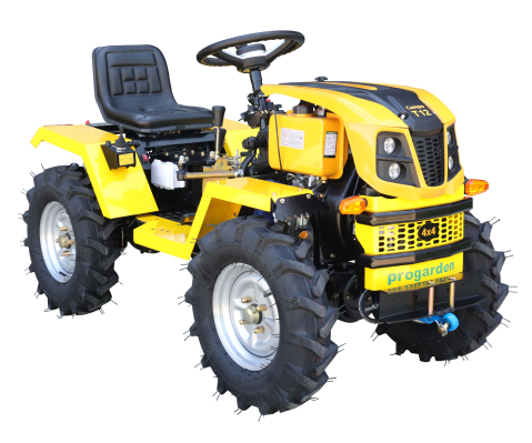 Gradina & gospodarie - ProGARDEN Campo T12 Minitractor V25.1 4x4, 12CP, diesel, hidraulica fata-spate, roti 6.00-12