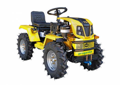 Minitractoare - ProGARDEN Campo T18 Minitractor V25.1 4x4, 18CP, benzina, hidraulica fata-spate, roti 6.00-12