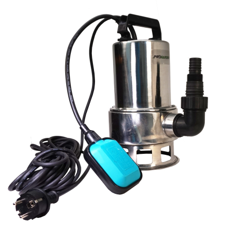 ProGARDEN CSP400Dinox-1A Pompa drenaj, 400W, apa murdara, 110L/min, 5m, plutitor, inox [1]