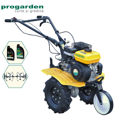Motocultoare - ProGARDEN Pachet Campo 703 Motocultor 7CP + 2L Ulei