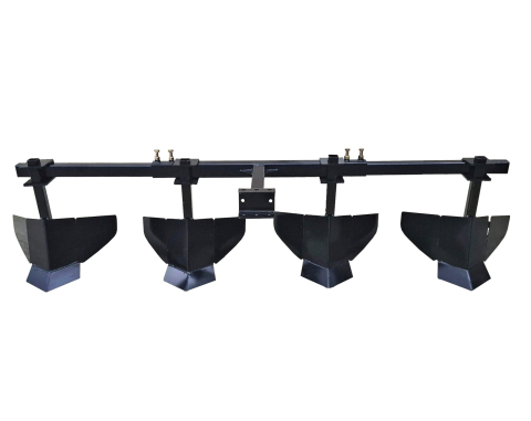 ProGARDEN Plug de bilonat cu 4 brazdare pentru minitractoarele Campo T [1]