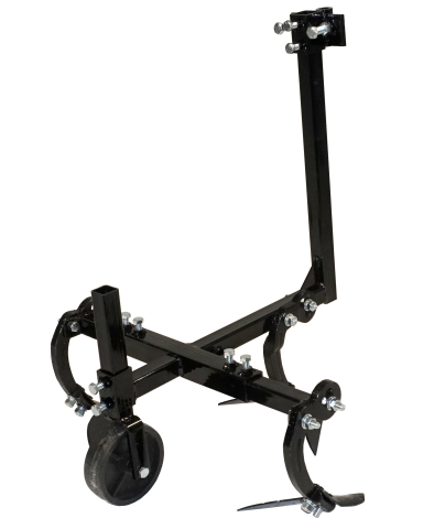 Gradina & gospodarie - ProGARDEN PRO-PRS20-45 prasitoare cu roata limitatoare adancime pentru motocultor, 20cm distanta intre randuri, tija 45cm