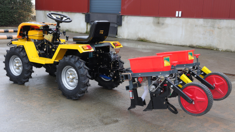 ProGARDEN Semanatoare doua randuri cereale, legume, 65cm pentru minitractoare Campo T [3]