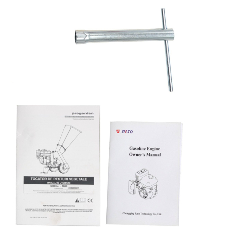 Gradina & gospodarie - ProGARDEN TB60 Tocator resturi vegetale, 7CP, benzina, 60mm, pornire la sfoara