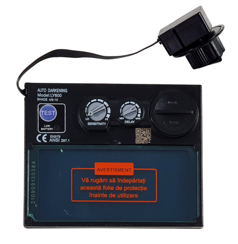 Scule & unelte - ProWELD Ecran cu filtru optic si cristale lichide pentru masca sudura automata LY-600A, Clasa 1112, 110x90mm