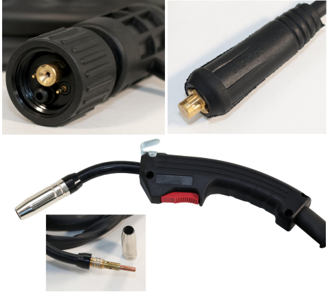 Scule & unelte - ProWELD MTS-801 Pistolet mufa euro, 1.8m pentru Flux1032e