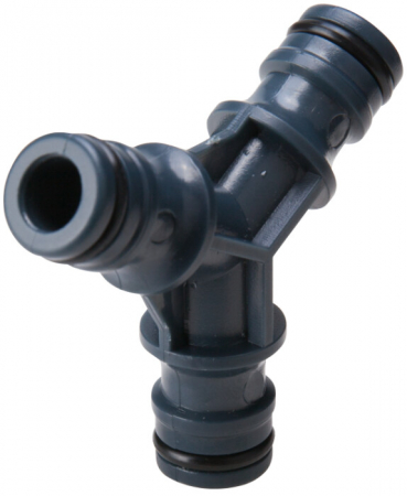 Conectori & accesorii furtun gradina - Racord cu 3 Cai ETS - 1 Buc