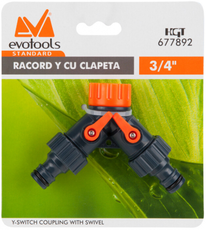 Racord Y cu Clapeta ETS. - Diametru intrare 3/4 inch - 1 Buc [1]