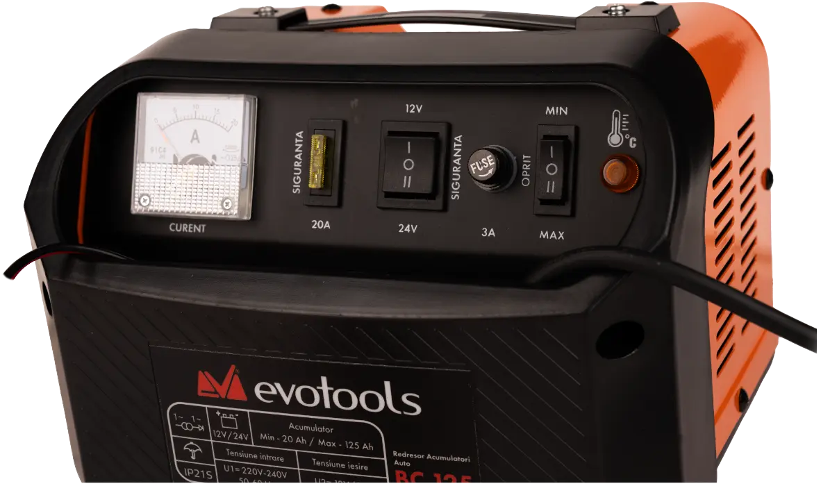 Redresor Acumulatori Auto 12/24V BC125 EvoTools [3]
