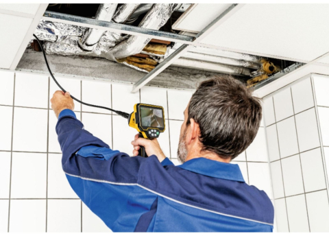 Scule & unelte - REMS 175400 R4 Sistem inspectie video Camscope HD 854x480pixeli, 180° + MicroSD 32 GB + valiza