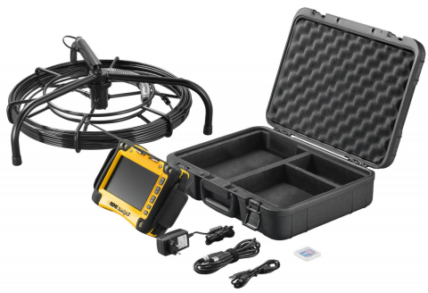 Scule & unelte - REMS CamSys 175010 Sistem inspectie video 3.7V, 4Ah, LCD 3.5"