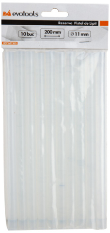 Rezerva Pistol de Lipit (10 bucati) - Lungime rezerva 200 mm Diametru rezerva 11 mm [1]