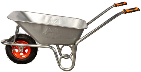 Roabe - Roaba Zincata cu Roata Pneumatica si Janta Metailca Evotools Plus