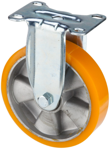 Uz casnic & industrial - Roata Fixa Poliuretan - Diametru 125 mm Sarcina Maxima 130 kg