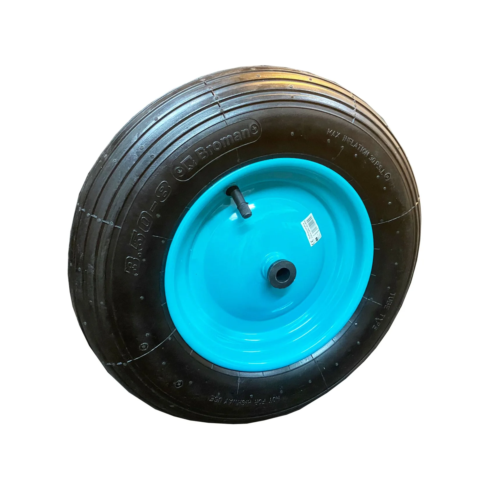 Accesorii roabe - Roata pentru roaba Broman 3.50-8, bucsa