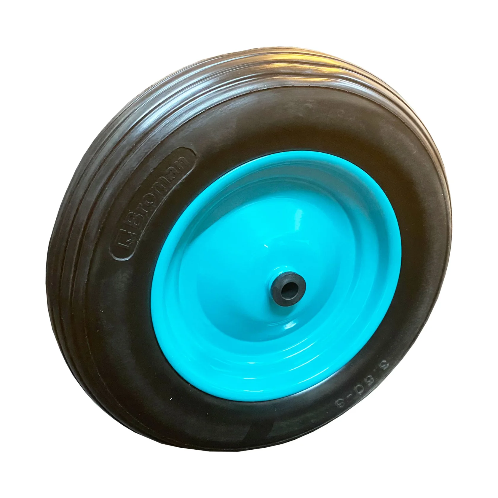 Accesorii roabe - Roata pentru roaba Broman 3.50-8 din spumă, cu bucsa