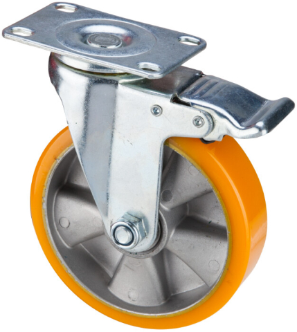 Roata Pivotanta cu Flansa din PU [7]