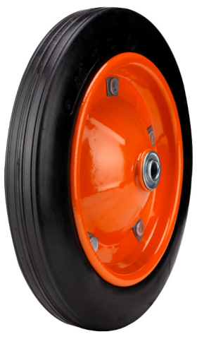 Accesorii roabe - Roata Roaba P Plina cu Janta Metalica Profil Drept - Greutate roata 130 kg Diametru roata 320 mm