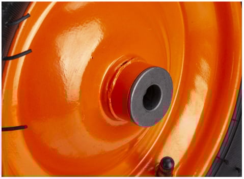 Utilaje pentru constructii - Roata Roaba Pneumatica cu Janta Metalica si Tepi EvoTools Professional 674833 / 674834