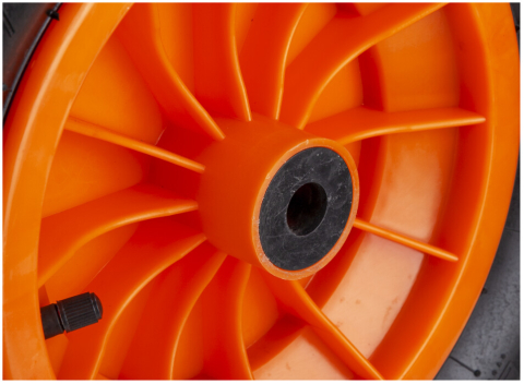 Roata Roaba Pneumatica cu Janta Plastic Profil Rotund [4]