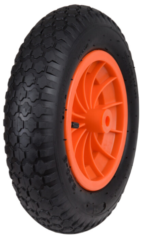 Roata Roaba Pneumatica cu Janta Plastic Profil Rotund [2]