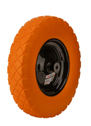 Roata Roaba Poliuretan cu Janta Metalica Profil Drept 7539 [0]