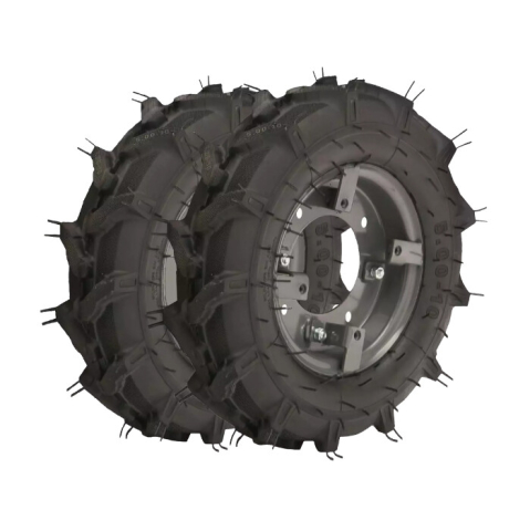 Accesorii motosape si motocultoare - Roti cu Suport Contragreutati Motocultor/Motocultivator EvoTools +Plus