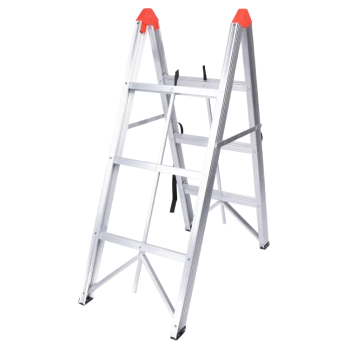 Scari, platforme si schele - Scara Aluminiu Dubla Pliabila EvoTools