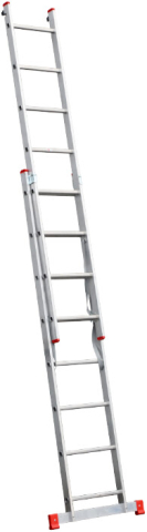 Scara Aluminiu EvoTools +Plus - Nr. Trepte 9 Nr. Tronsoane 2 [2]