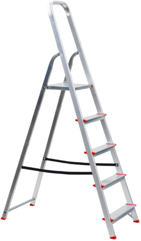 Scara din Aluminiu Cu Platforma ETS 1167 - Nr. Trepte 5+P [4]