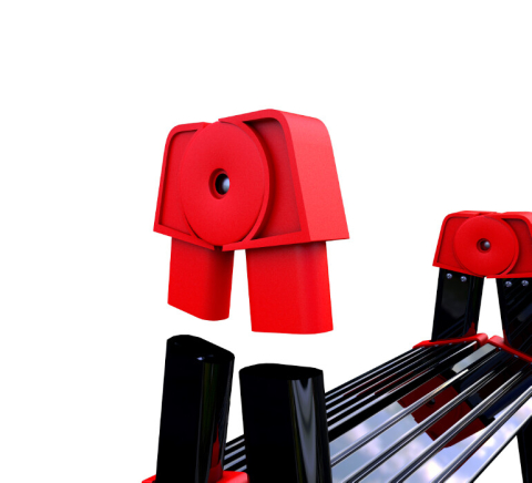 Scara Metalica Dubla - Inaltime Utila 120 cm Numar Trepte [N[trepte] - Numar Trepte] Lungime Tronson 127 cm [10]