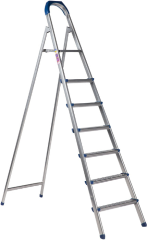 Scara Metalica Vopsita Gri - Inaltime totala 2.49 m Nr. Trepte 9+P Inaltime Utila 2.05 cm [14]