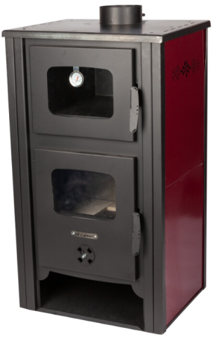 Semineu pe Lemne cu Cuptor, Perete Dublu si Termometru EvoTools +Plus (EcoDesign) [1]