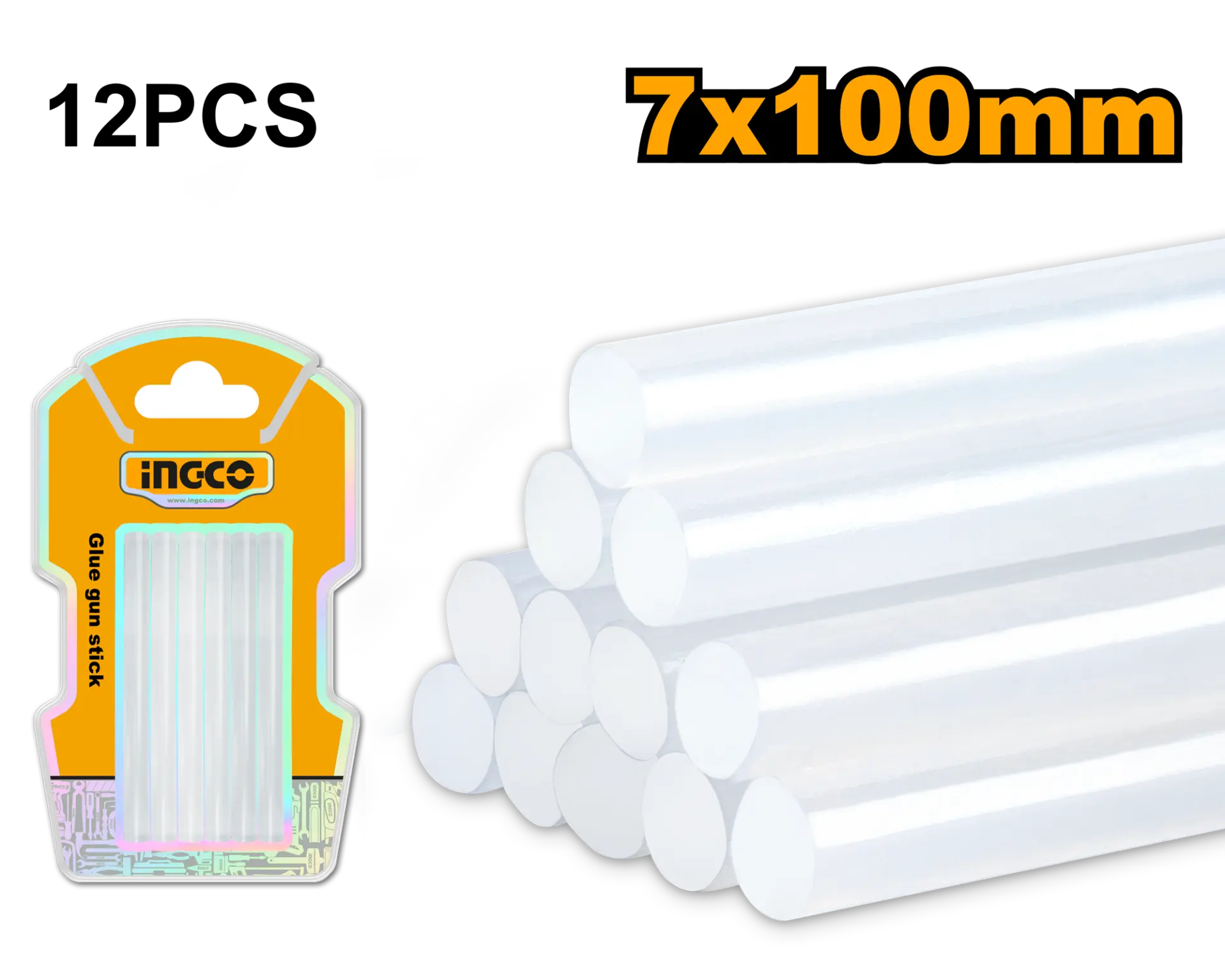 Spume, silicoane & soluti - Set Bare pentru Pistol de Lipit 7x100mm