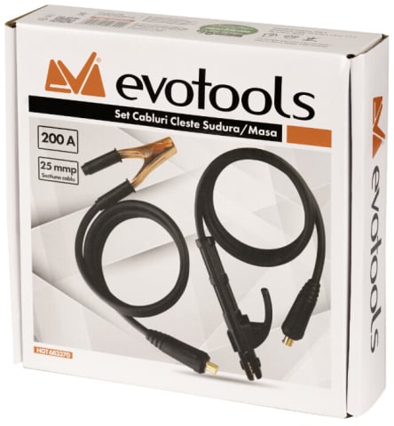 Set Cabluri Cleste Sudura/Masa Evotools [3]