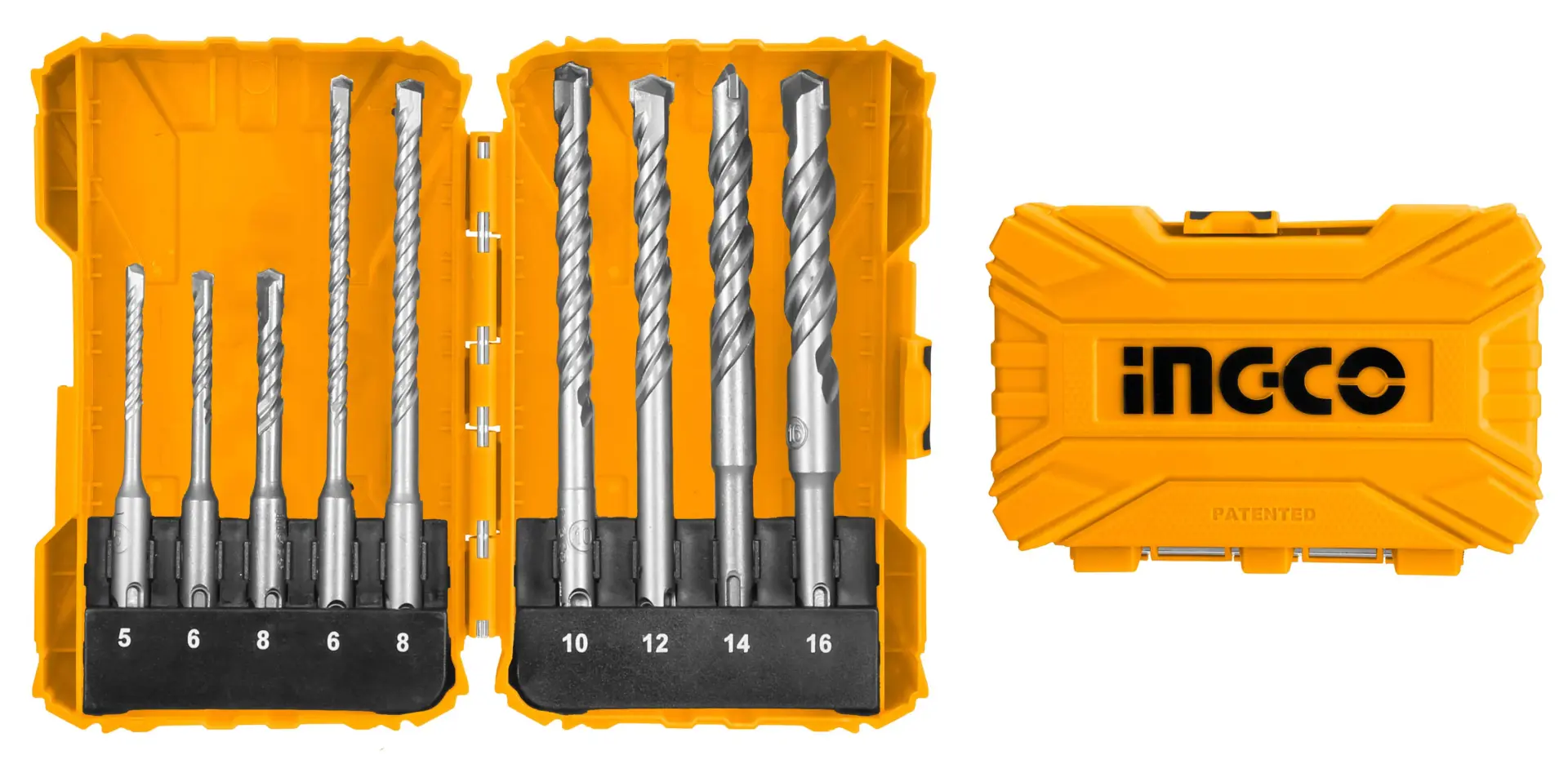 Burghie beton - Set de Burghie pentru Beton SDS PLUS 9buc