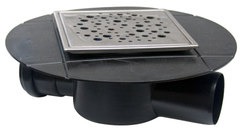 Robineti, supape, sorburi si fitinguri - Sifon Pardoseala Patrat Izolabil SL 1 Intrare 180 grade