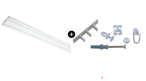 Sina Perdea 2 Canale 1.5m cu accesorii [0]