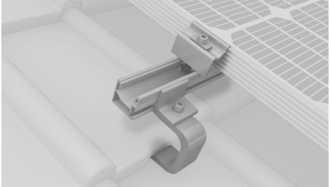 Uz casnic & industrial - Sistem Fixare Panouri Fotovoltaice pe Acoperis K2